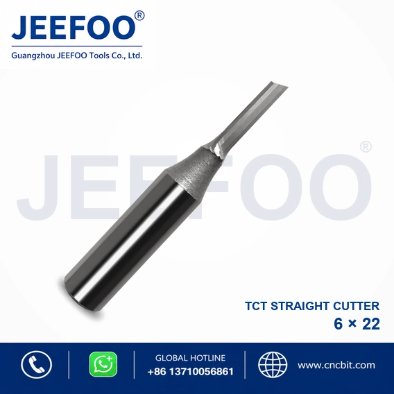 6x22 A Grade TCT Straight Cutter detail view 1