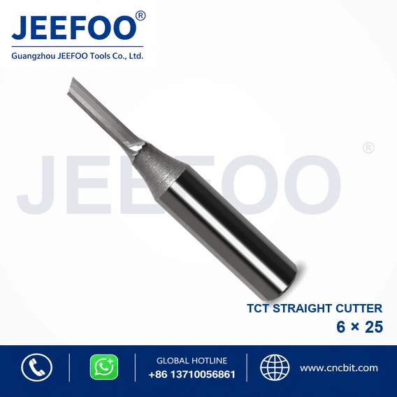 6x25 A Grade TCT Straight Cutter detail view 1
