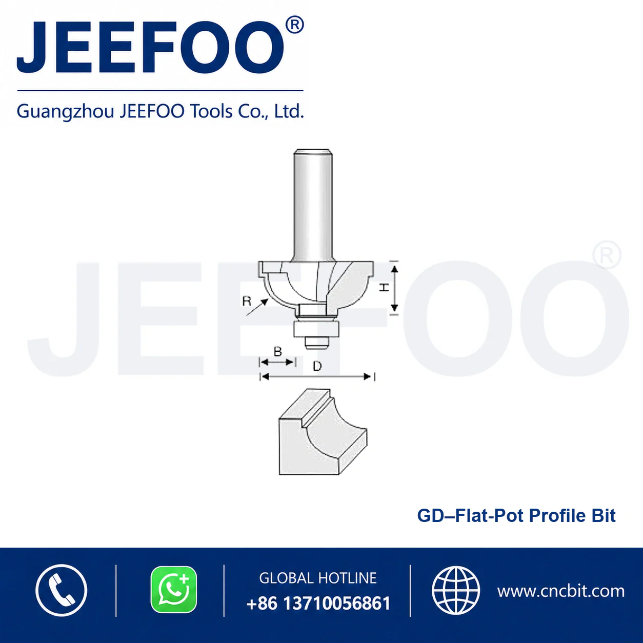 GD Bow Arc Cutter schematic product image