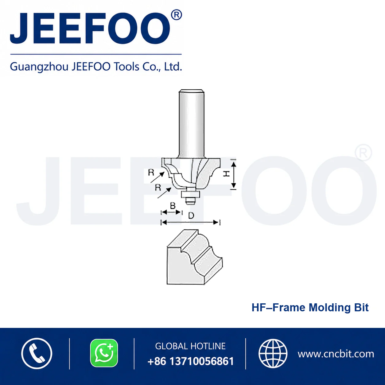 HF Classical Linear Decorative Cutter schematic product image