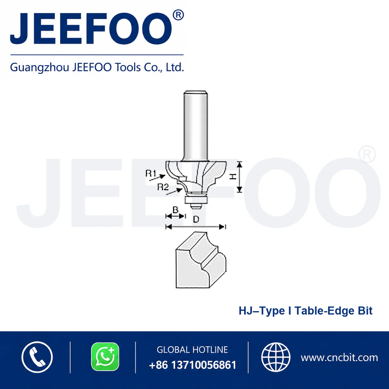 HJ Classical Linear Decorative Cutter schematic product image