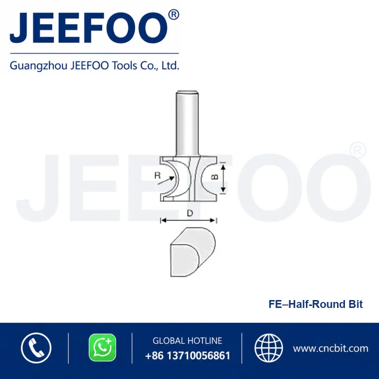 FE Convex Half-Round Cutter product image