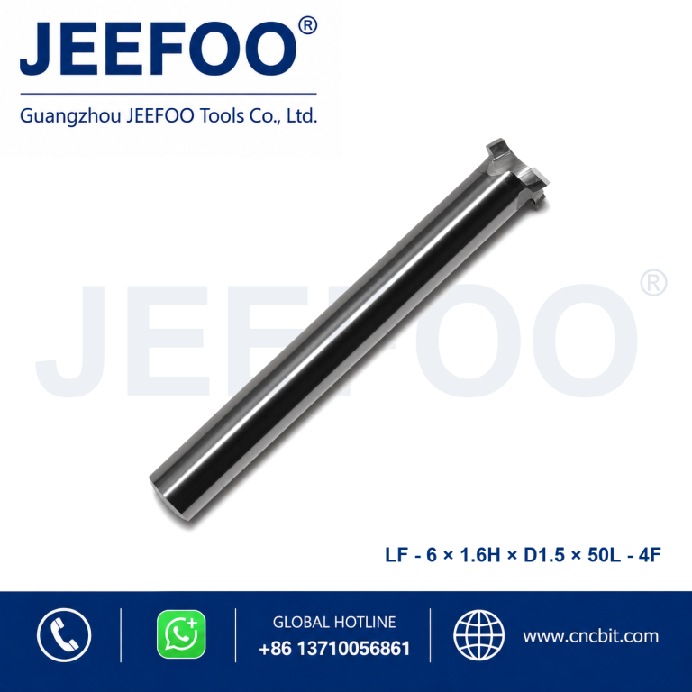 6×1.6Hx1.5dx50L T-Slot Cutter for Aluminum for CNC Aluminum Machining