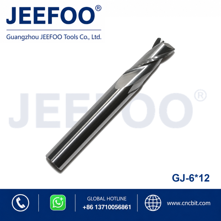 6x12 Two Spiral Flute Bits - 2 Flute Carbide Mill Spiral Cutter Wood CNC Router Bits product image