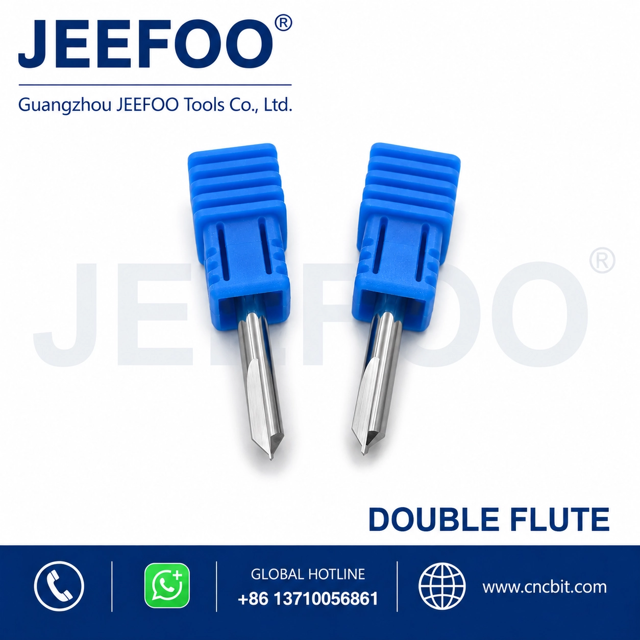 two straight flute cutter with angle 45° angle series