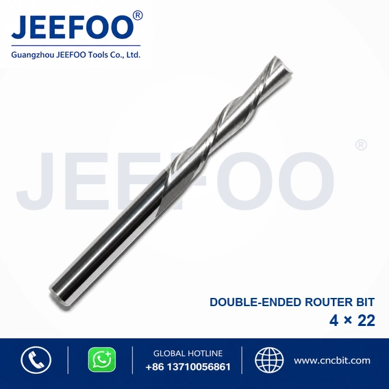 4x22 Down Cut Two Spiral Flute Bits detail B