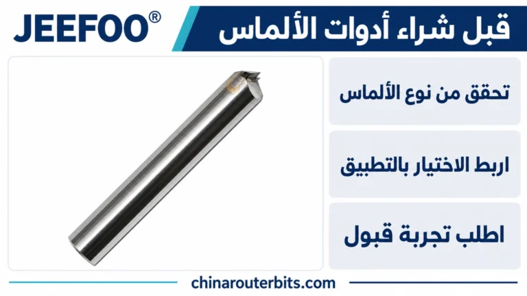 أدوات ‎PCD‎ والألماس أحادي البلورة: أسئلة الشراء التي تسبق مقارنة السعر
